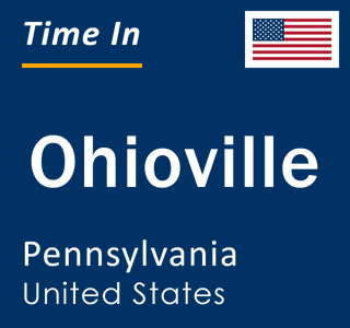 Current local time in Ohioville, Pennsylvania, United States