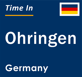 Current local time in Ohringen, Germany