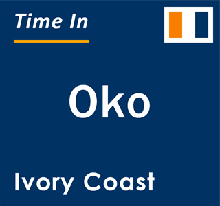 Current local time in Oko, Ivory Coast