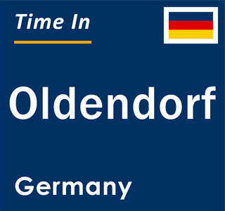 Current local time in Oldendorf, Germany