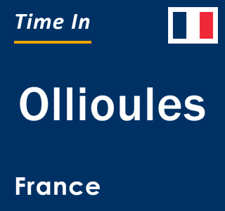 Current local time in Ollioules, France