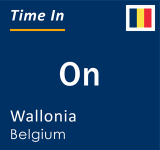 Current local time in On, Wallonia, Belgium