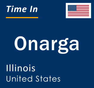 Current local time in Onarga, Illinois, United States