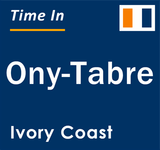 Current local time in Ony-Tabre, Ivory Coast