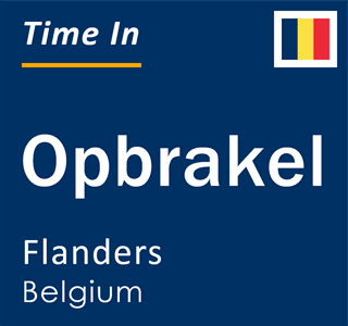 Current local time in Opbrakel, Flanders, Belgium