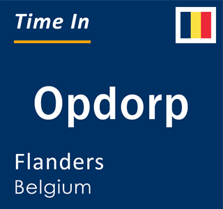 Current local time in Opdorp, Flanders, Belgium