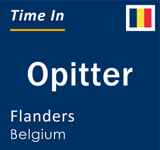 Current local time in Opitter, Flanders, Belgium