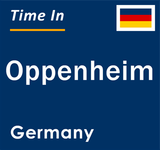 Current local time in Oppenheim, Germany