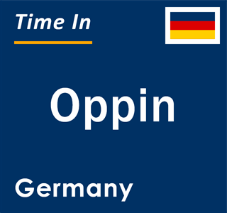 Current local time in Oppin, Germany