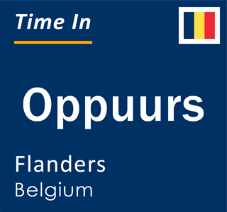 Current local time in Oppuurs, Flanders, Belgium