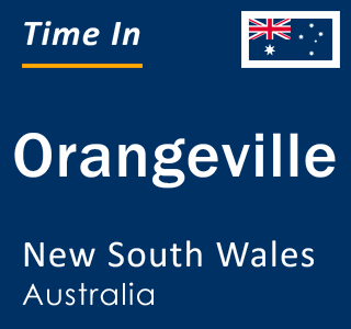 Current local time in Orangeville, New South Wales, Australia