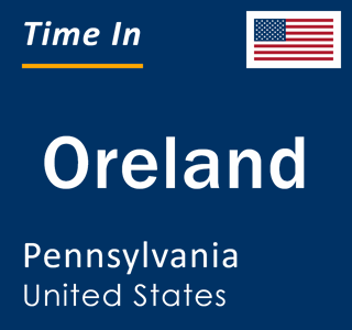 Current local time in Oreland, Pennsylvania, United States