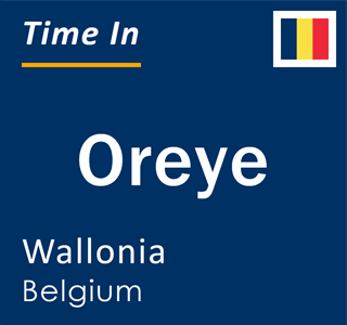 Current local time in Oreye, Wallonia, Belgium