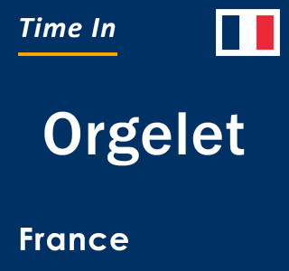 Current local time in Orgelet, France