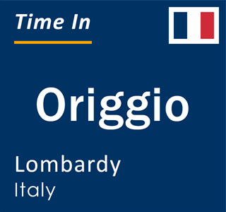 Current local time in Origgio, Lombardy, Italy