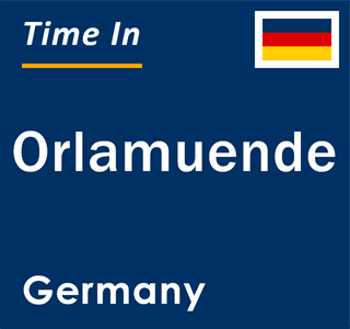 Current local time in Orlamuende, Germany