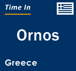 Current local time in Ornos, Greece