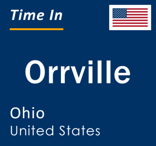 Current local time in Orrville, Ohio, United States