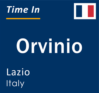 Current local time in Orvinio, Lazio, Italy