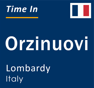 Current local time in Orzinuovi, Lombardy, Italy