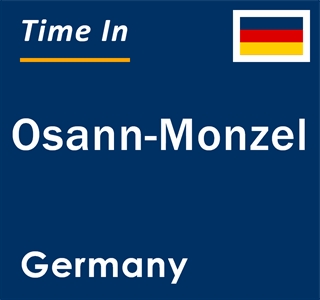 Current local time in Osann-Monzel, Germany