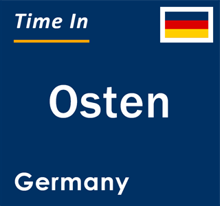 Current local time in Osten, Germany