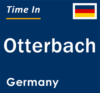 Current local time in Otterbach, Germany