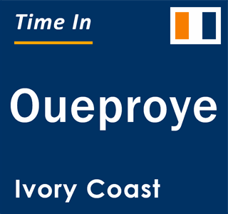 Current local time in Oueproye, Ivory Coast