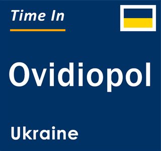 Current local time in Ovidiopol, Ukraine