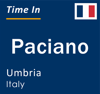 Current local time in Paciano, Umbria, Italy