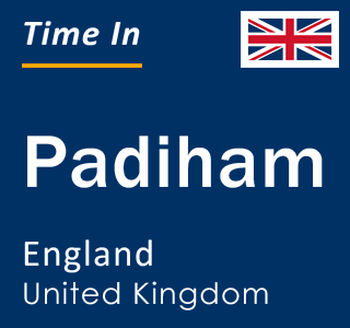 Current local time in Padiham, England, United Kingdom