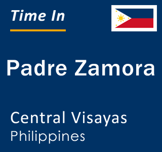 Current local time in Padre Zamora, Central Visayas, Philippines