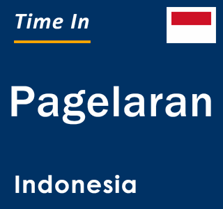 Current local time in Pagelaran, Indonesia