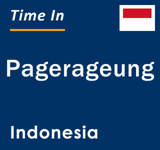 Current local time in Pagerageung, Indonesia