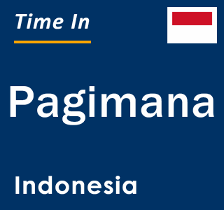 Current local time in Pagimana, Indonesia