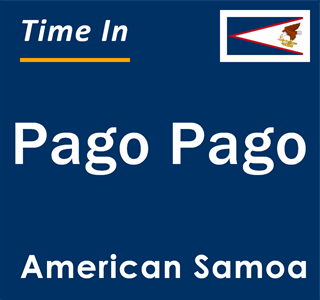 Current local time in Pago Pago, American Samoa