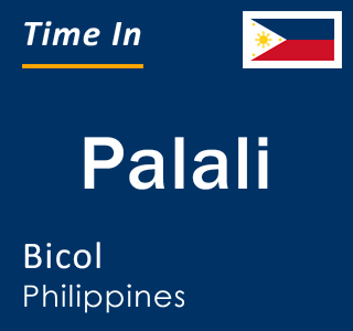 Current local time in Palali, Bicol, Philippines