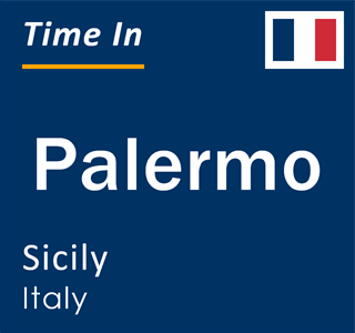 Current local time in Palermo, Sicily, Italy