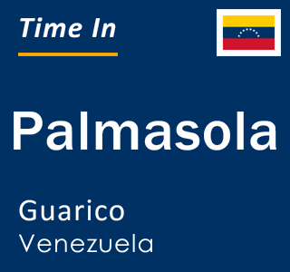 Current local time in Palmasola, Guarico, Venezuela