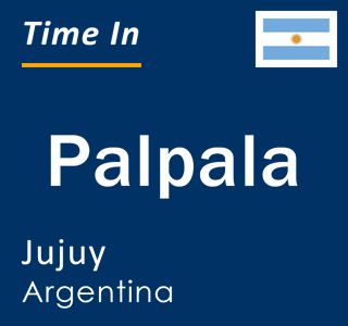 Current local time in Palpala, Jujuy, Argentina