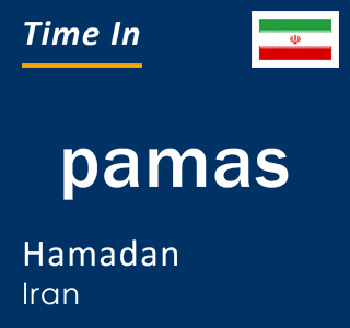 Current local time in pamas, Hamadan, Iran