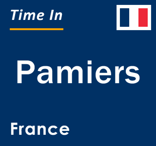 Current local time in Pamiers, France