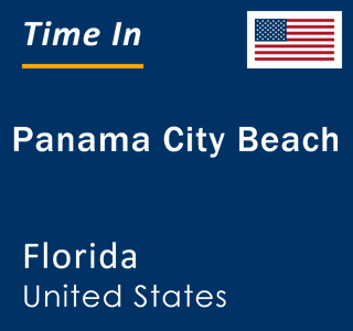 Current local time in Panama City Beach, Florida, United States