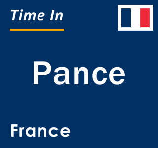 Current local time in Pance, France