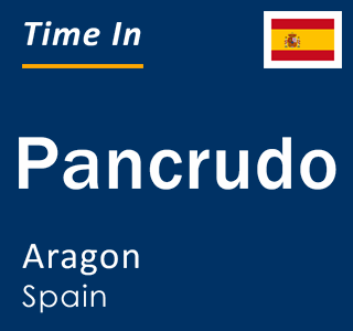 Current local time in Pancrudo, Aragon, Spain