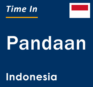 Current local time in Pandaan, Indonesia