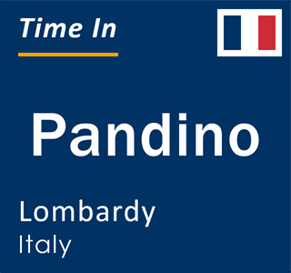 Current local time in Pandino, Lombardy, Italy