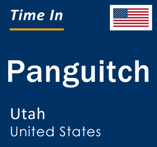 Current local time in Panguitch, Utah, United States