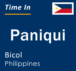 Current local time in Paniqui, Bicol, Philippines