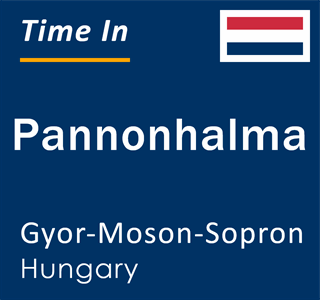 Current local time in Pannonhalma, Gyor-Moson-Sopron, Hungary